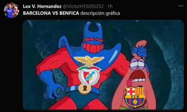Memes Barcelona vs Benfica