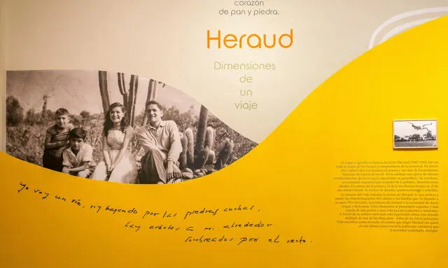 Exposición sobre Javier Heraud.