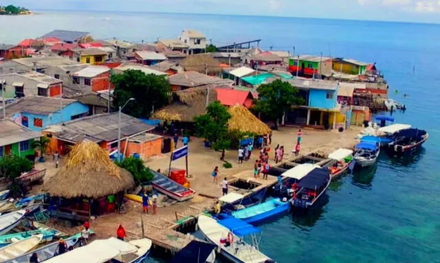 Santa Cruz del Islote se encuentra totalmente urbanizada. Foto: Instagram @nativostoreoficial 