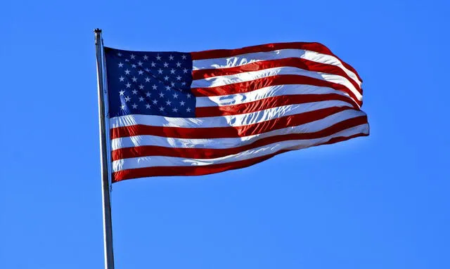 La bandera de Estados Unidos ha cambiado, a lo largo de su historia, unas 26 veces. Foto: USEmbassy.    