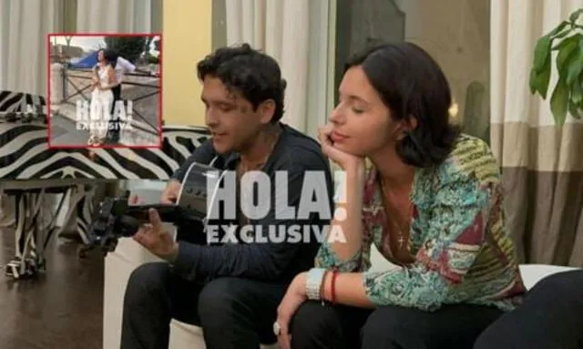 Ángela Aguilar y Christian Nodal lucen juntos. Foto: Hola! Américas   