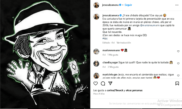 Jesús Alzamora restringió los comentarios en su cuenta oficial de Instagram. Foto: Instagram.   