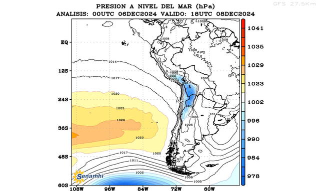 El aumento de la nubosidad y la intensificación de los vientos ocasionarán un descenso en la temperatura. Foto: Senamhi   