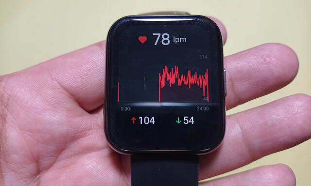 App del ritmo cardiaco del Realme Watch 2 Pro