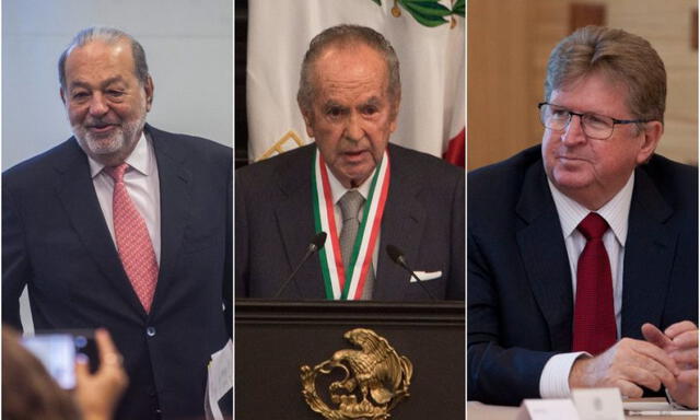 Carlos Slim, Alberto Baillères y Germán Larrea