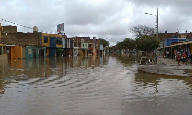 Así están las calles de Chiclayo, Reque y Lambayeque tras siete horas de torrenciales lluvias| FOTOS