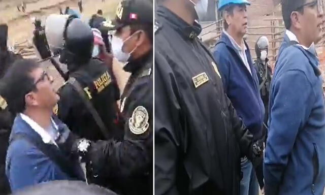 Policía en Puno golpea y detiene a periodista de La República. Foto: captura video LR