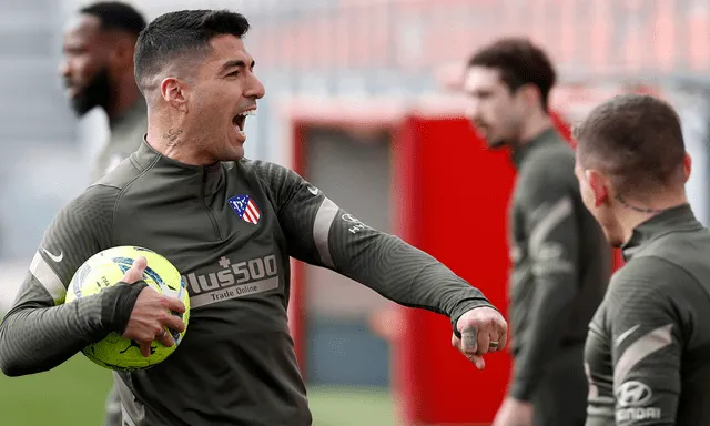 Luis Suárez será la principal carta de gol del Atlético Madrid. Foto: twitter @Atleti
