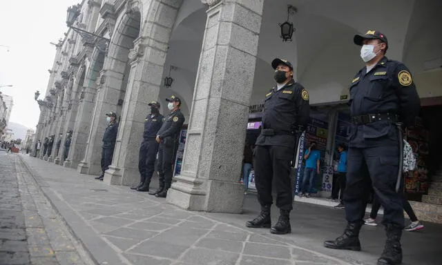 Policía en Arequipa en alerta ante posibles protestas que alteren orden público