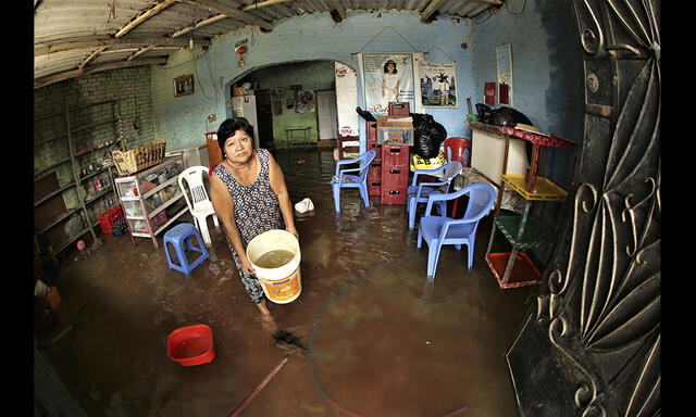 Piura quedó bajo el agua tras constantes lluvias| Fotos