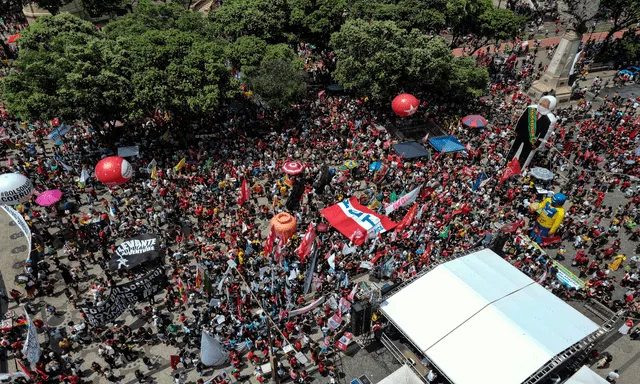 Manifestación masiva se llevó a cabo en Rio de Janeiro, Salvador, Sao Paulo y Brasilia. Foto: EFE