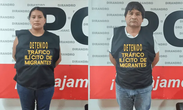 En total son 12 personas detenidas por la Policía Nacional del Perú.