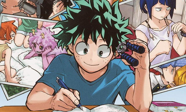 Deku, personaje principal del manga My hero academia