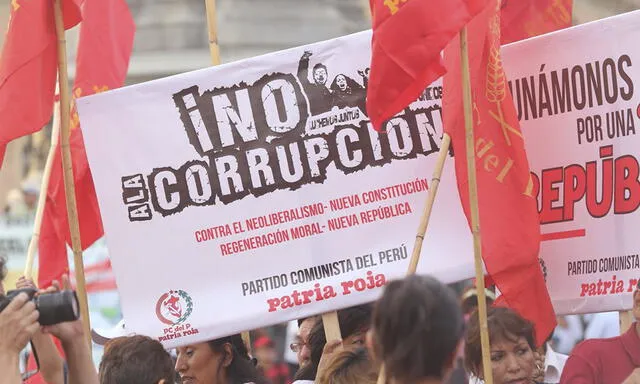 Revive las postales de la Marcha contra la Corrupción en el Centro de Lima | FOTOS 