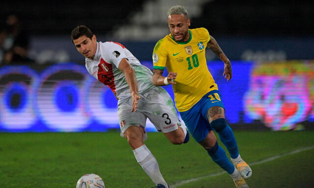 Corzo marcó a Neymar en la Copa América 2021. Foto: AFP