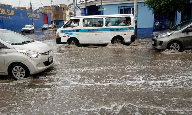 Así están las calles de Chiclayo, Reque y Lambayeque tras siete horas de torrenciales lluvias| FOTOS