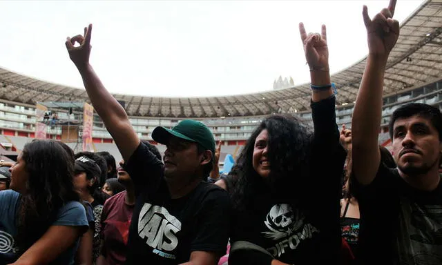 Así se vivió el 'Día del Rock Peruano' en el Estadio Nacional|FOTOS
