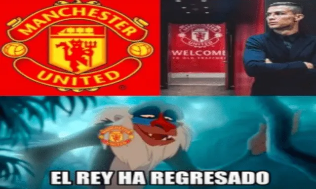 Conoce aquí los más ingeniosos y divertidos memes sobre el pase millonario de CR7 al Manchester United. Foto: Instagram chatomemes