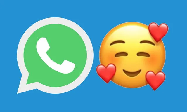 WhatsApp: ¿qué significa la carita rodeada de corazones y cuándo debes usarlo?