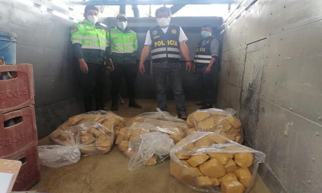 Cusco: Policía incauta cerca de 200 kilos de cocaína que se transportaba en camión