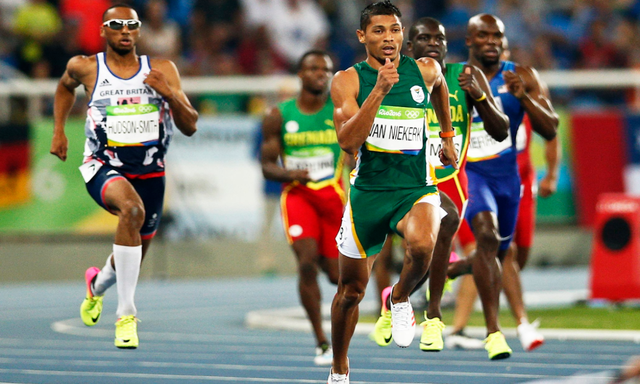 Wayde Van Niekerk en Rio 2016. Foto EFE