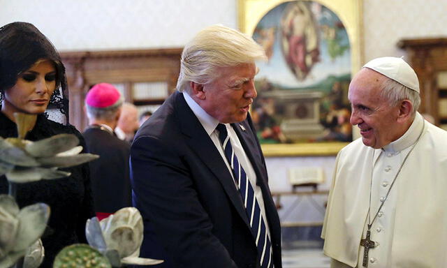 Papa Francisco le pide a Trump ser "instrumento de paz" [FOTOS]