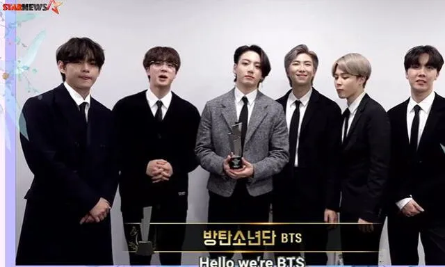 AAA Popularity Award Male group: BTS