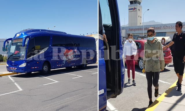 Integrantes de Corazón Serrano quedaron varados en el aeropuerto de Arequipa