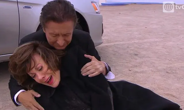 Luego de la balacera a la que sobrevivieron, Peter y Francesca mantuvieron una relación más cordial. Foto: captura América TV Luego de la balacera a la que sobrevivieron, Peter y Francesca mantuvieron una relación más cordial. Foto: captura América TV