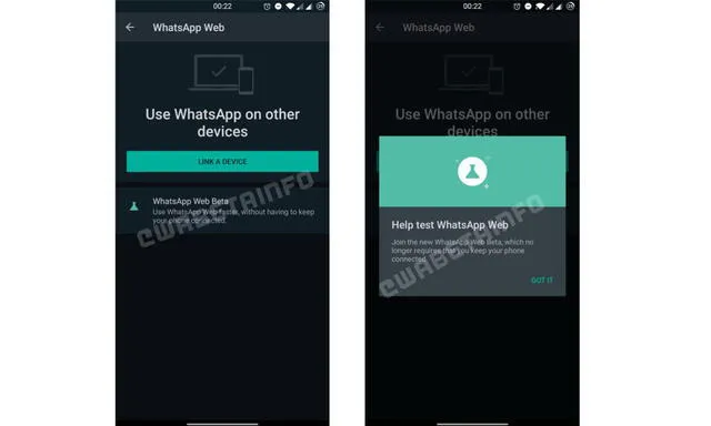 WhatsApp recibe soporte multidispositivo y se podrá activar pronto