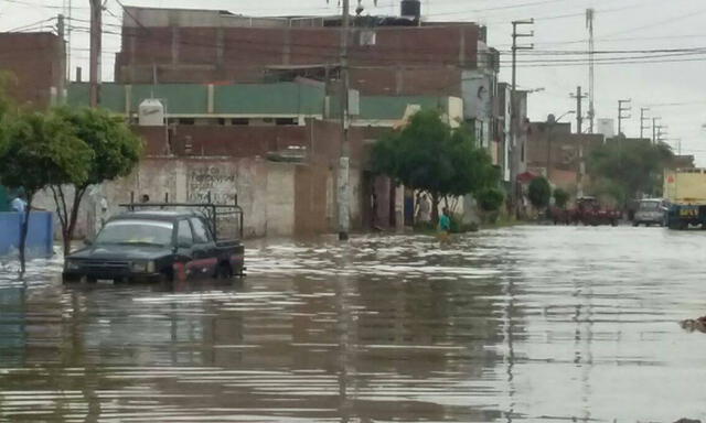 Así están las calles de Chiclayo, Reque y Lambayeque tras siete horas de torrenciales lluvias| FOTOS