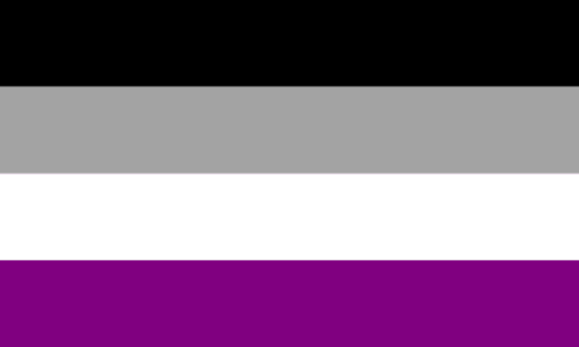 Bandera asexual - Orgullo asexual