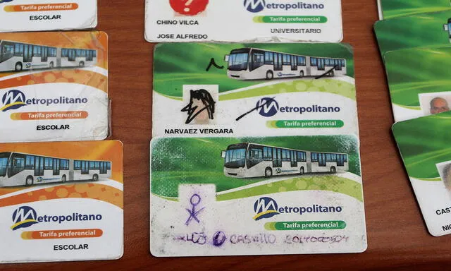 Metropolitano:  Más de 1200 tarjetas preferenciales incautadas por uso indebido [FOTOS]