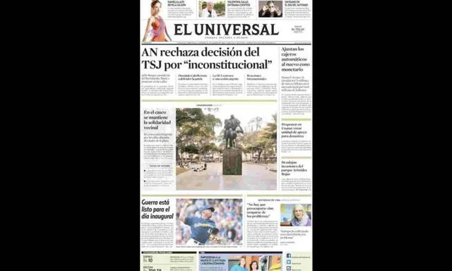 Portadas de diarios en el mundo tras el autogolpe en Venezuela [IMÁGENES]