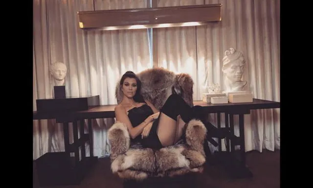 Kourtney Kardashian celebró sus 38 años con desnudo total en Instagram [FOTOS]