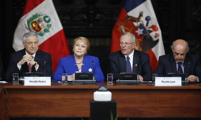 Kuczynski y Bachelet encabezaron el I Gabinete Binacional Perú-Chile [FOTOS]
