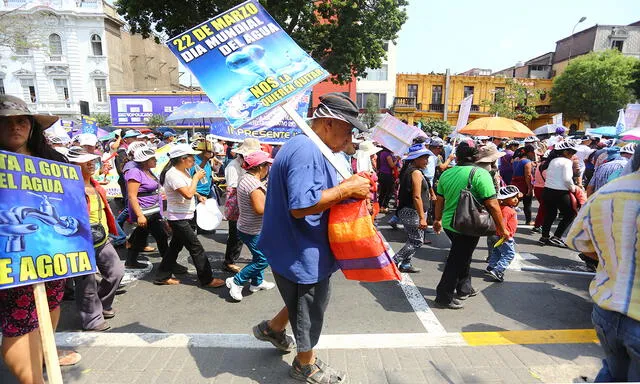 Marcha contra la privatización del agua [FOTOS] 