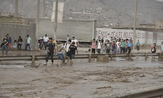 Imágenes de las consecuencias del desborde del río Huaycoloro |FOTOS 