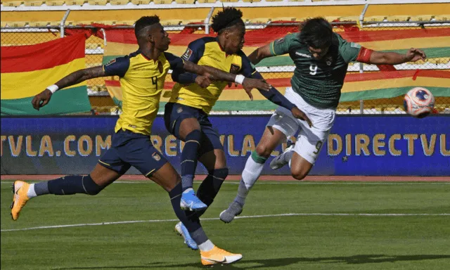  Ecuador vs. Bolivia todavía no sumaron puntos en las Eliminatorias. Foto: EFE    