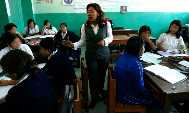 El segundo bloque de clases escolares se realizarán desde el 15 de mayo al 21 de julio Foto: Andina    