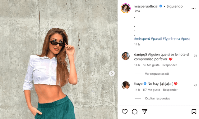 Fiorella Cayo se muestra orgullosa de Alessia Rovegno. Foto: captura/Instagram   