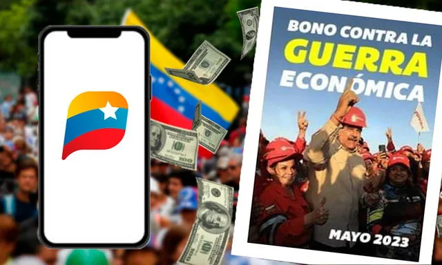  El Bono de Guerra Económica de mayo comenzó a distribuirse a través de Patria. Foto: composición LR/ Freepik/ Patria/ Bonos Protectores Social Al Pueblo/ El Diario   