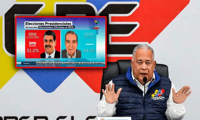 La oposición y varios observadores internacionales han puesto en duda la legitimidad de las elecciones. Foto: Composición LR/CNE/Telesur.   