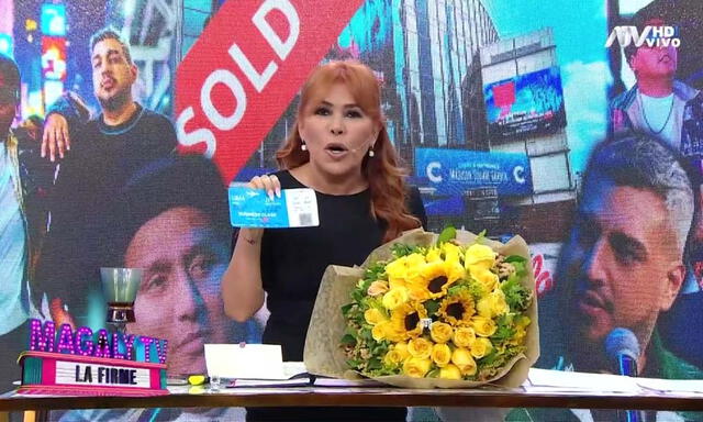  Magaly Medina quedó impactada con la invitación de conductores de 'HH'. Foto: ATV   