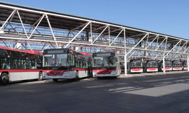 La implementación de estas terminales permiten la expansión de una de las mayores flotas de buses eléctricos de América Latina. Foto: Mobility Portal.   