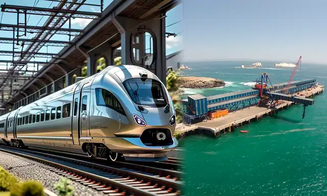  El nuevo ferrocarril de cercanías que conectará Cajamarca con Lambayeque. Foto: composición LR/Meta IA/difusión   