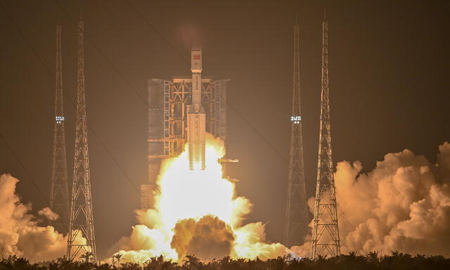 stos ladrillos fueron transportados por la nave de carga Tianzhou-8, parte de un esfuerzo de investigación a largo plazo para habilitar asentamientos lunares. Foto: Global Times   