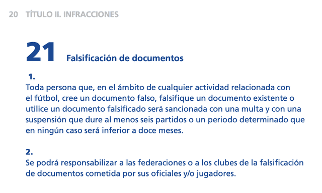Byron Castillo: ¿qué dice el Código Disciplinario de FIFA sobre la falsificación de documentos? Foto: captura de pantalla.