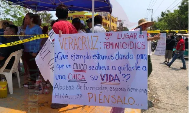 Se realizaron movilizaciones por el femicidio de la menor en Veracruz. Foto: Twitter/Digital Veracruz   