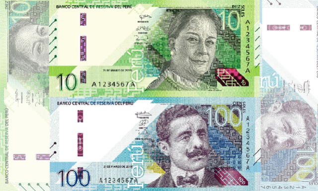 Los nuevos billetes tienen como protagonistas a la cantautora Chabuca Granda y al ingeniero Pedro Paulet. Foto: Composición/BCR